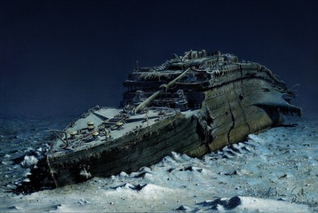 Titanic pod vodou, 3800 metrov pod hladinou